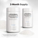 Codeage Liposomal Magnesium Taurate+ Supplement - 2-Month Supply - Magnesium & Vitamin B6 Blend for Cardiovascular Health, Mood Stability & Muscle Function Support - Non-GMO, Gluten-Free - 120 Capsule