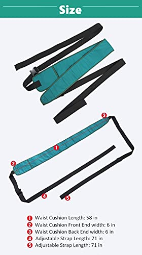 Bed Restraint Strap,Medical Bed Restraint, Anti-Fall Waist Belt for Elderly, Wheelchair Seat Safety Belt, Medical Bed Restraints for Elderly, Chest Cushion Seat Belt, Medical Bed Safety Assist