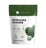 Kate Naturals Organic Spirulina Powder (2 lb) for Immune Support and Antioxidants USDA Certified. Natural. Non-GMO. Gluten-Free. Nutrient Dense Superfood Supplement