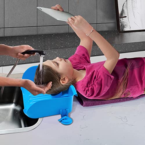 Portable Shampoo Basin for Children,the Elderly,Pregnant Woman,Friends Tear Free Hair Wash at Home