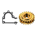 Huthbrother 51405MA Worm Gear & Gasket 51279MA for Craftsman SnowThrower 536886161 6Hp,536886120 5Hp 2 2Duel Stage snowblower-Brass 204167