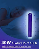 BB-40blk 40W Replacement Light Bulb Compatible with Black Flag Deluxe Bug Zapper Model BZ-40DX and Stinger UVB45 Outdoor Mosquito Lamp, B4045 40-Watt 5500 Volt Black Light Replacement Bulb - 1 Pack