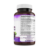 Biodora Resveratrol 1600mg, Trans-Resveratrol Antioxidant Supplement with Green Tea, Grape Seed Extract and Quercetin, Helps to Support Digestive Health and Immune System, 180 Capsules