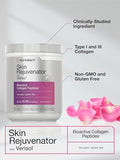 Skin Rejuvenator with Verisol 10.58 oz | Bioactive Collagen Peptide Powder | Types I and III | Non GMO, Gluten Free Supplement | by Horbaach