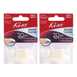 Kiss Hawk Curve 20 Tips 20PS12 (2 Pack)