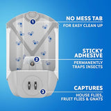 Zevo Flying Insect Trap, Fly Trap Refill Cartridges (4 Total Refill Cartridges)