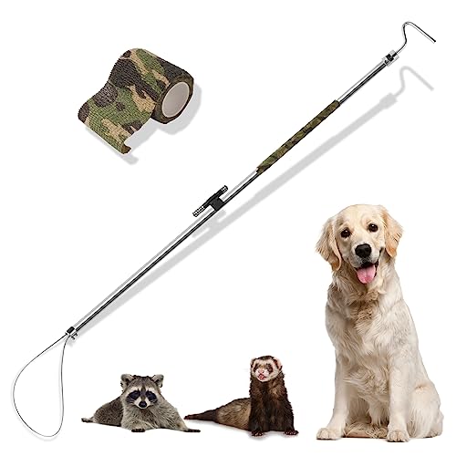 Dog Catcher Pole, Animal Catch Pole, Animal Control Tool Kit for Dogs, Pig, Fox, Hog and Other Wildlife 45 inchs