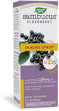 Nature's Way Sambucus Elderberry Immune Syrup for Kids with Echinacea & Propolis, Immune Support*, Berry Flavored, 8 Fl. Oz.