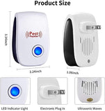 Ultrasonic Pest Repeller 6 Pack,Pest Repeller Plug in,Mouse Repellent Ultrasonic Plug in,Rodent Repellent Indoor,Pest Control for Ant, Spider,Roach,Mice Repellent for House,Warehouse,Garage