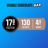 BUILT Bar Protein Bar - 12 Count, High Protein Energy Bars, Gluten Free, Chocolate Covered, Low Carb, Low Calorie, Low Sugar, Delicious Protein, Healthy Snack - Packaging May Vary (Double Chocolate)