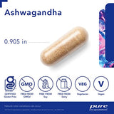 Pure Encapsulations Ashwagandha - 500 mg Ashwagandha Extract - Metabolism & Stress Support - Immune Support - GMO Free & Vegan - 60 Capsules