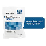 McKesson Cold Compress, Instant Cold Pack, Disposable, 5 in x 7 in, 1 Count, 24 Packs, 24 Total