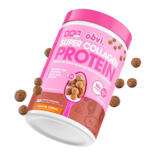 Obvi Color Obvi Collagen Peptides, Protein Powder, Keto, Gluten and Dairy Free, H