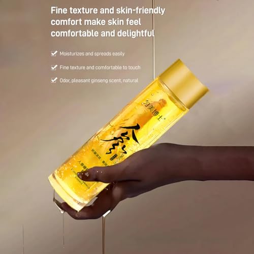 Ginseng Extract Liquid, Ginseng Extract Anti-Wrinkle Original Serum Oil, Korean Red Ginseng Essence for Anti Aging, Moisturizer, Fighting Collagen Loss, Reduces Wrinkles, Improves Sagging (2 bottles)