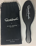 Great Lengths Oval Paddle Brush by ACCA KAPPA Made in Italy Wood and Boar Bristle