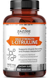 Zazzee High Strength L-Citrulline Malate, 1800 mg per Serving, 180 Vegan Capsules, 60 Day Supply, High Absorption with Superior Free-Form Malate, 100% Vegetarian, All-Natural and Non-GMO