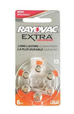 Rayovac Extra Advanced, Size 13 Hearing Aid Battery, 60 Batteries