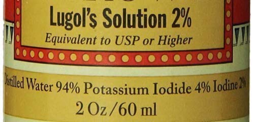 J.CROW'S® Lugol's Solution of Iodine 2% 2 oz Professional Pack (12 Bottles)