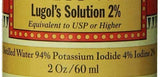 J.CROW'S® Lugol's Solution of Iodine 2% 2 oz Professional Pack (12 Bottles)