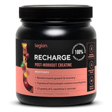 Legion Recharge Post Workout Supplement - All Natural Muscle Builder & Recovery Drink With Creatine Monohydrate. Naturally Sweetened & Flavored, Safe & Healthy. 60 Servings. (Fruit Punch, 60 Servings)