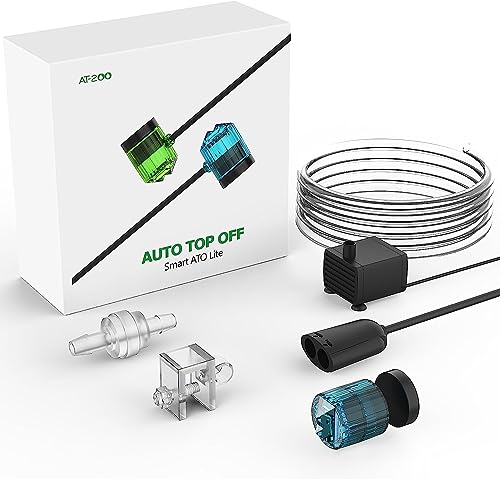 Useek Auto Top Off for Saltwater Aquarium Water ATO System for Both Reef and Fresh Tank - Blue