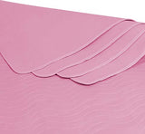 Utopia Bedding (Pack of 4) Waterproof Incontinence Pads Quilted Washable & Absorbent Bed Pad for Adults and Kids 34 x 36 inches (Pink)