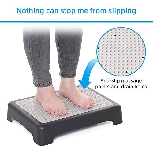 Wefaner Outdoor Step Stool for Adults Mobility Step Non-Slip Safety Bed Step for Elderly Senior for high Bed