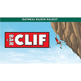 CLIF BAR - Oatmeal Raisin Walnut - Made with Organic Oats - Non-GMO - Plant Based - Energy Bars - 2.4 oz. (12 Pack)