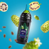 TAHITIAN NONI Juice by Morinda, Original and Authentic, Noni Fruit Puree from Tahiti with Natural Blueberry & Grape (Resveratrol), All-Natural Daily Wellness Drink - 2 One Liter Juice Bottles Case