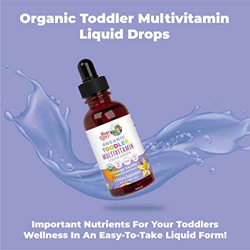 Multivitamin & Multimineral for Toddlers by MaryRuth's | USDA Organic ...