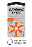 RAYOVAC WNS-emg-World Big Box Pack Extra Type 13 Hörgerätebatterien Zinc Air P13 PR48 ZL2, 60 Stück