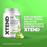 XTEND Original BCAA Powder Smash Apple | Sugar Free Post Workout Muscle Recovery Drink with Amino Acids | 7g BCAAs for Men & Women | 90 Servings