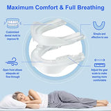 Anti Snoring Mouth Guard,Anti Snoring Mouthpiece,Anti-Snoring Device,Snoring Solution Comfortable and Adjustable Helps Stop Snoring for Men Women