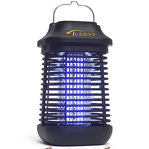 Bug Zapper 𝟰𝟮𝟬𝟬𝗩 for Outdoor and Indoor, Waterproof Electric Mosquito Zappers, Mosquito lamp, Electronic Bug Zapper Light Bulb for Backyard, Patio