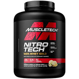 Whey Protein Powder MuscleTech Nitro-Tech Whey Gold Protein Powder Whey Protein Isolate Smoothie Mix Protein Powder for Women & Men Vanilla Protein Powder, 5 lbs (69 Serv)-package varies