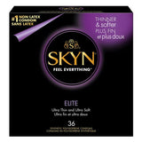 SKYN Elite – 36 Count – Ultra-Thin, Lubricated Latex-Free Condoms