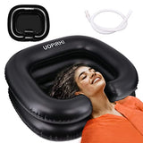 UOPIRHJ Portable Inflatable Hair Washing Basin for Bedridden - Wash Hair in Bed with Inflatable Shampoo Bowl.Hair Washing Basin for Elderly,Disabled,Injured,Ideal Inflatable Sink for Locs Detox