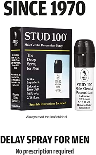 Stud 100 DESENSITIZING Spray for Men Help to DELAY Ejaculation