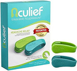 Aculief - Award Winning Natural Headache, Migraine, Tension Relief Wearable – Supporting Acupressure Relaxation, Stress Alleviation, Tension Relief and Headache Relief - 2 Pack - (Teal & Green)