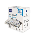 ZEISS Pre-Moistened Lens Cleaning Wipes with 70% Alcohol, 250 Count
