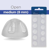 New - Oticon Open miniFit Domes 8mm, 10.0 Count