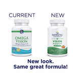 Nordic Naturals Omega Vision, Lemon - 60 Soft Gels - with Zeaxanthin and FloraGLO Lutein, for Healthy Eyes and Vision - 30 Servings