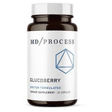 MD Process GlucoBerry Maqui Berry Extract with Chromium Picolinate for Blood Health Support - with Biotin and Gymnema Sylvestre - Doctor Formulated - 30 Capsules