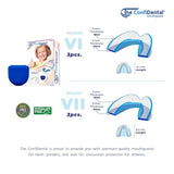 The ConfiDental Mouth Guard for Grinding Teeth at Night - 2 Models for Child or Small Mouth Pack of 6 Moldable Dental Night Guards for Teeth Grinding and Clenching Teeth Grinding Mouth Guard for Sleep