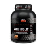 GNC AMP Wheybolic Protein Powder | Targeted Muscle Building and Workout Support Formula | Pure Whey Protein Powder Isolate with BCAA | Gluten Free | Salted Caramel | 25 Servings