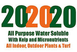 20-20-20 Plant Fertilizer by GS Plant Foods- All Purpose Water Soluble Plant Food with Kelp & Micronutrients (3 Pounds) - Suitable for All Plants, Turf, Indoor & Outdoor Plants