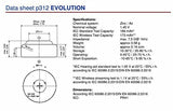 PowerOne Evolution Size 312 Hearing Aid Batteries - 1.45V Zinc Air with Improved Battery Life (120 Batteries)