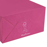 BagDream Hot Pink Gift Bags 8x4.25x10.5 100Pcs Paper Bags, Paper Gift Bags with Handles, Paper Shopping Bags Kraft Bags Party Bags Retail Merchandise Bags