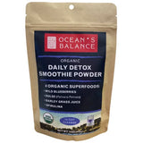 Ocean's Balance Detox Smoothie Powder w/Organic Blueberry Powder, Spirulina, Atlantic Dulse Seaweed & Barley Grass Juice Powder — Easily Digested Smoothie Powder for 14-Day Detox Cleanse (4 oz)