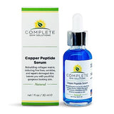 Copper Peptide Face Serum Collagen - With Anti Aging Skin Solutions Properties:1oz/30ml Anti-Wrinkle Formula For Youthful Skin